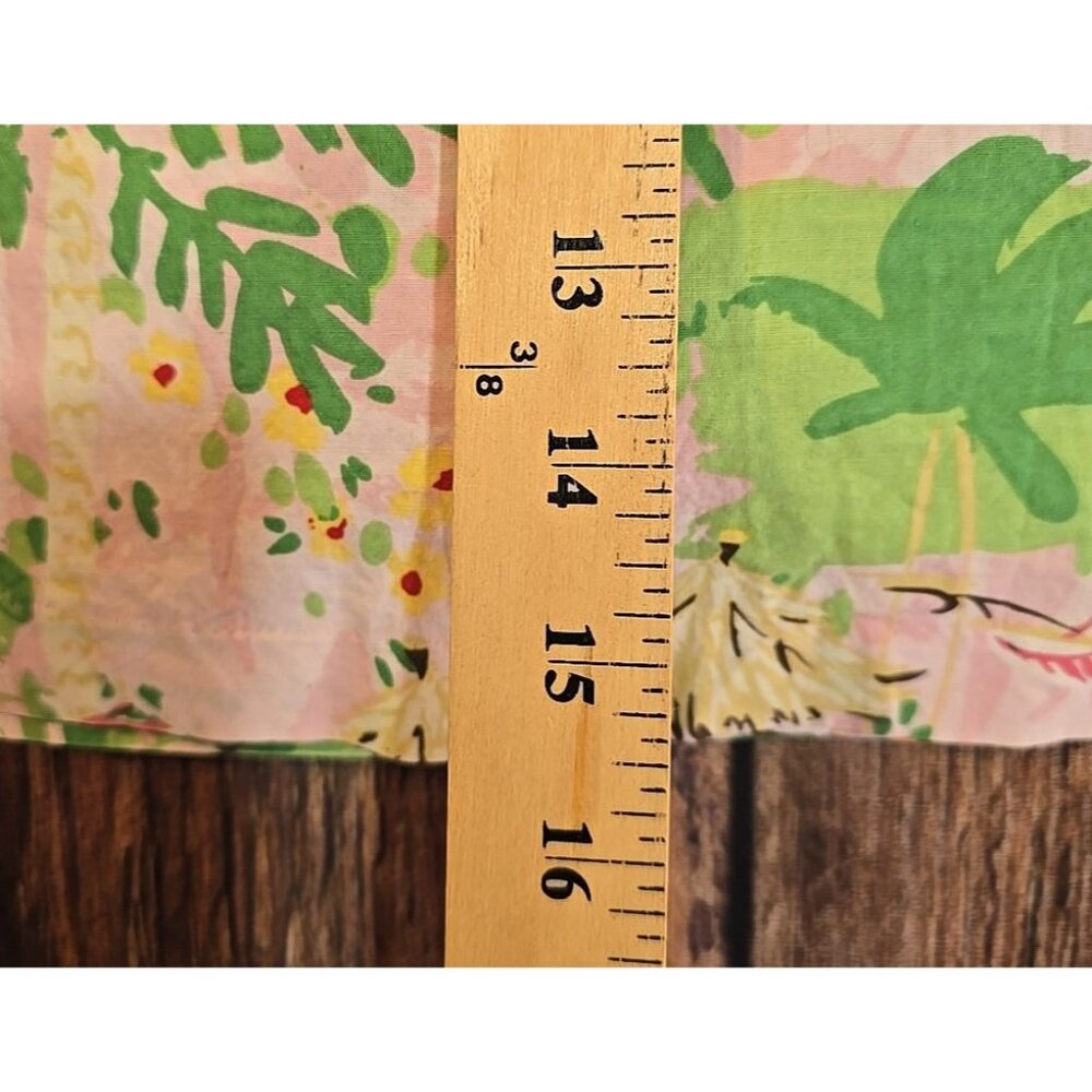 Larry Levine Stretch Skort Skirt Shorts All Over Print Pink Belt Summer Women 10 - Picture 3 of 10